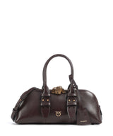 Pinko Bowling Horizontal Handbag rosso mogano/antique gold