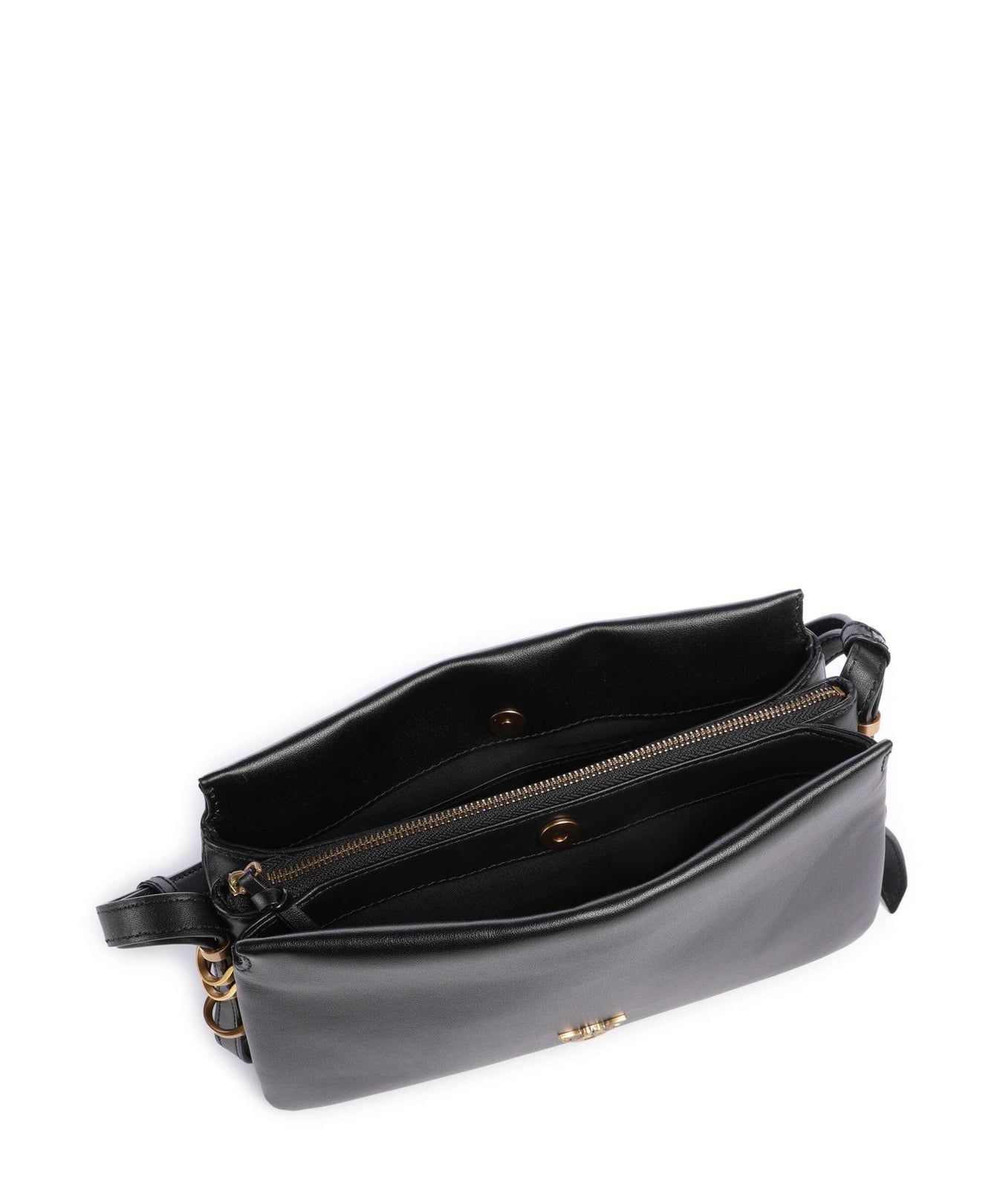 Pinko Triplet Mini Crossbody bag nero/antique gold