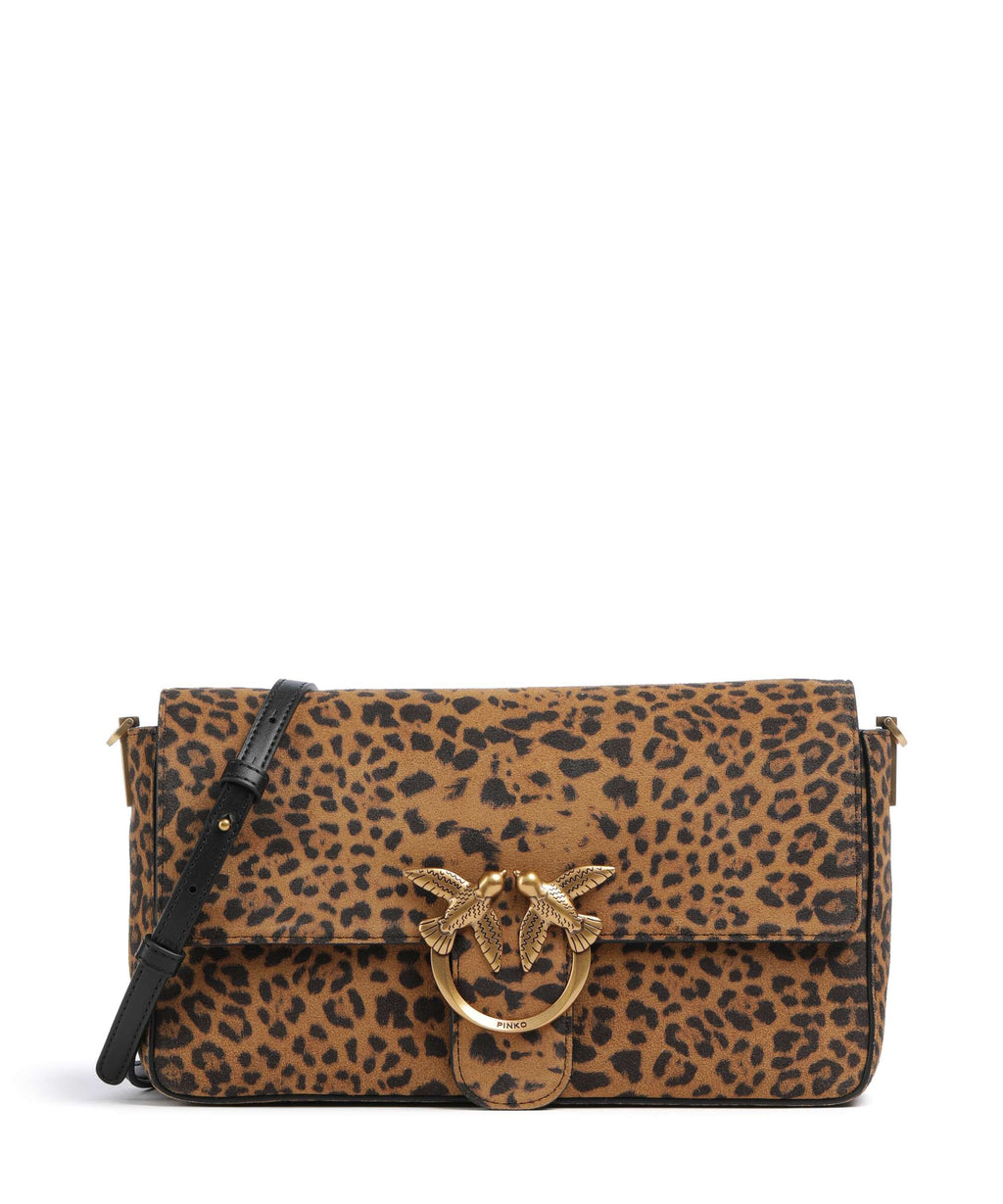Pinko Love One Classic Slouchy Shoulder bag brown