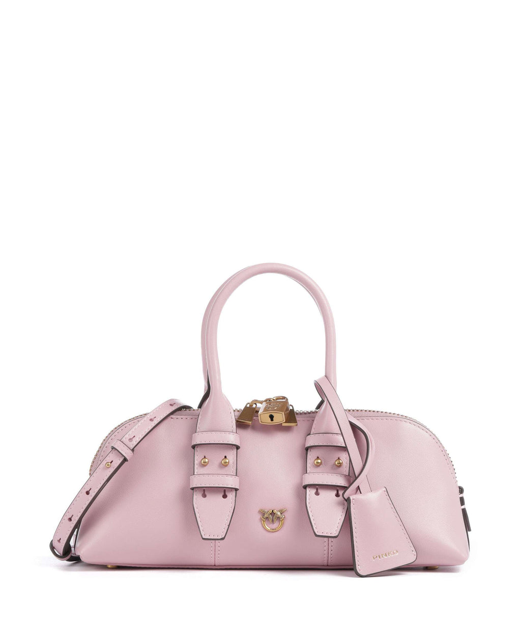 Pinko Bowling Horizontal Handbag rosa chiaro/antique gold