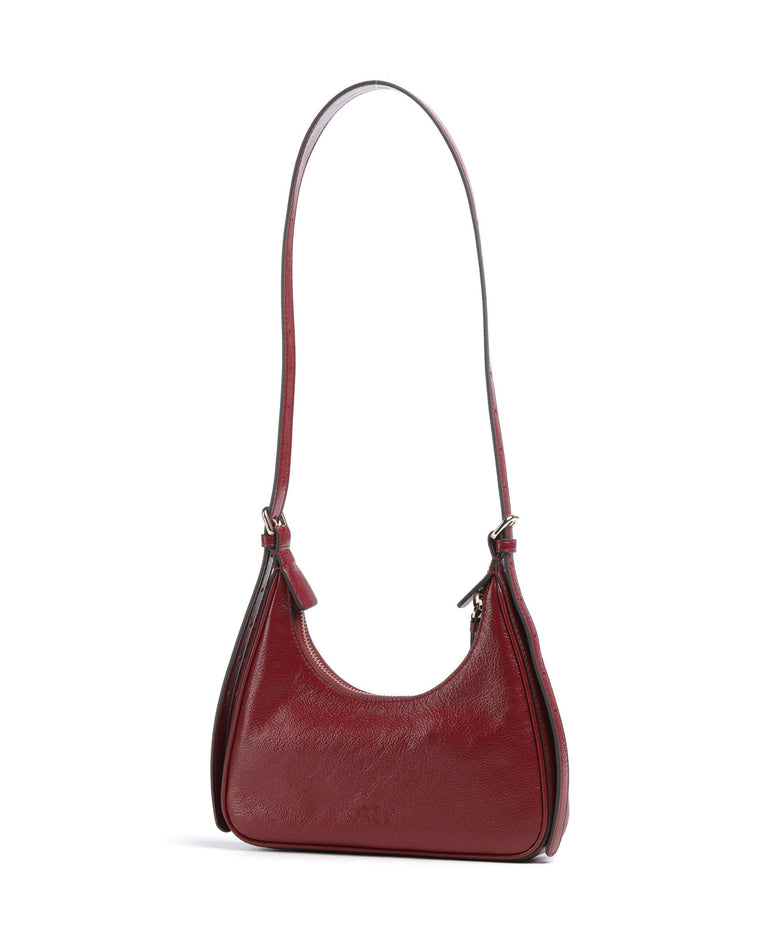 Pinko Miss Pinko Mini Shoulder bag rosso scuro/gold mordore
