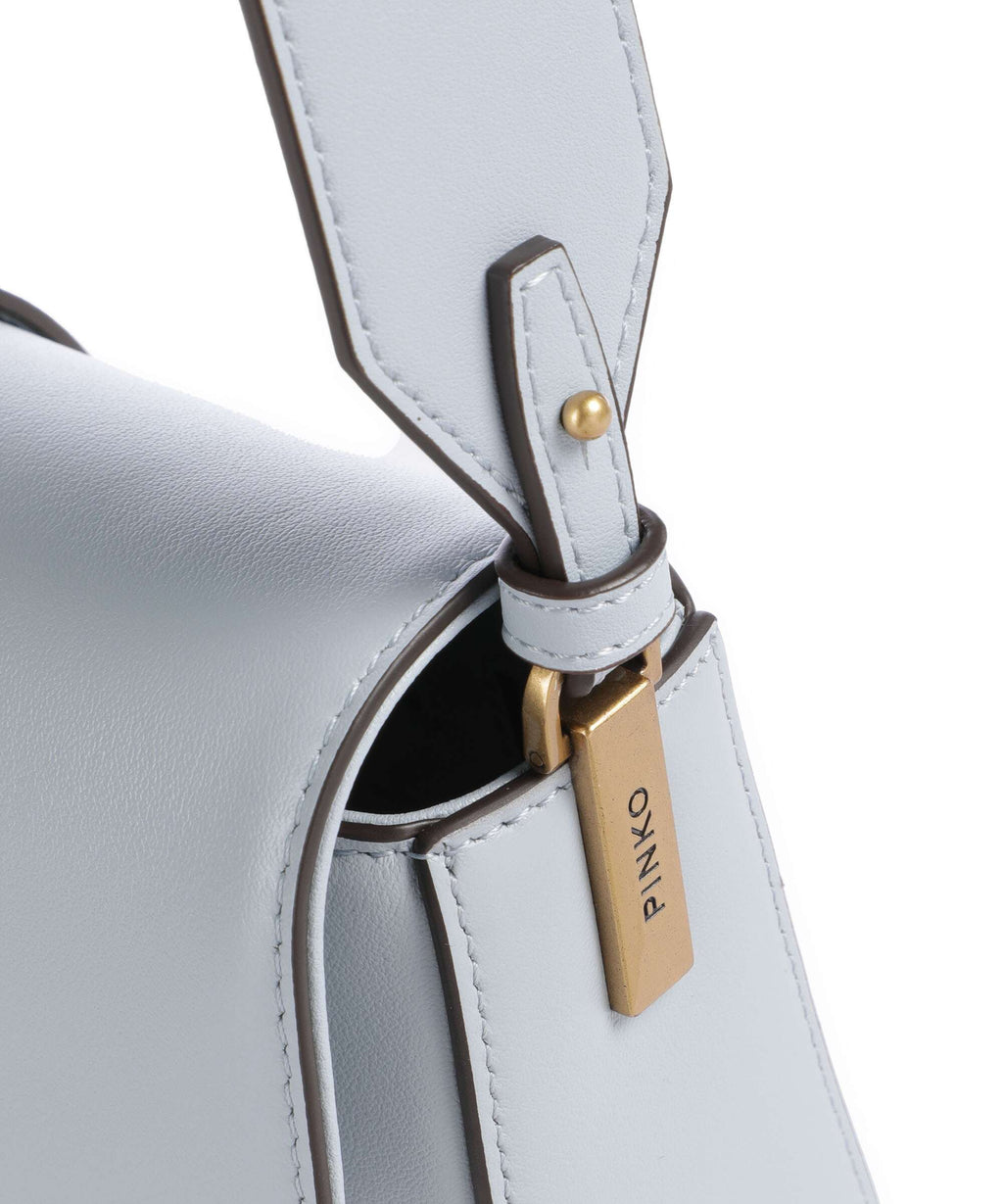 Pinko Love One Mini Slouchy Shoulder bag azzurro celeste/antique gold