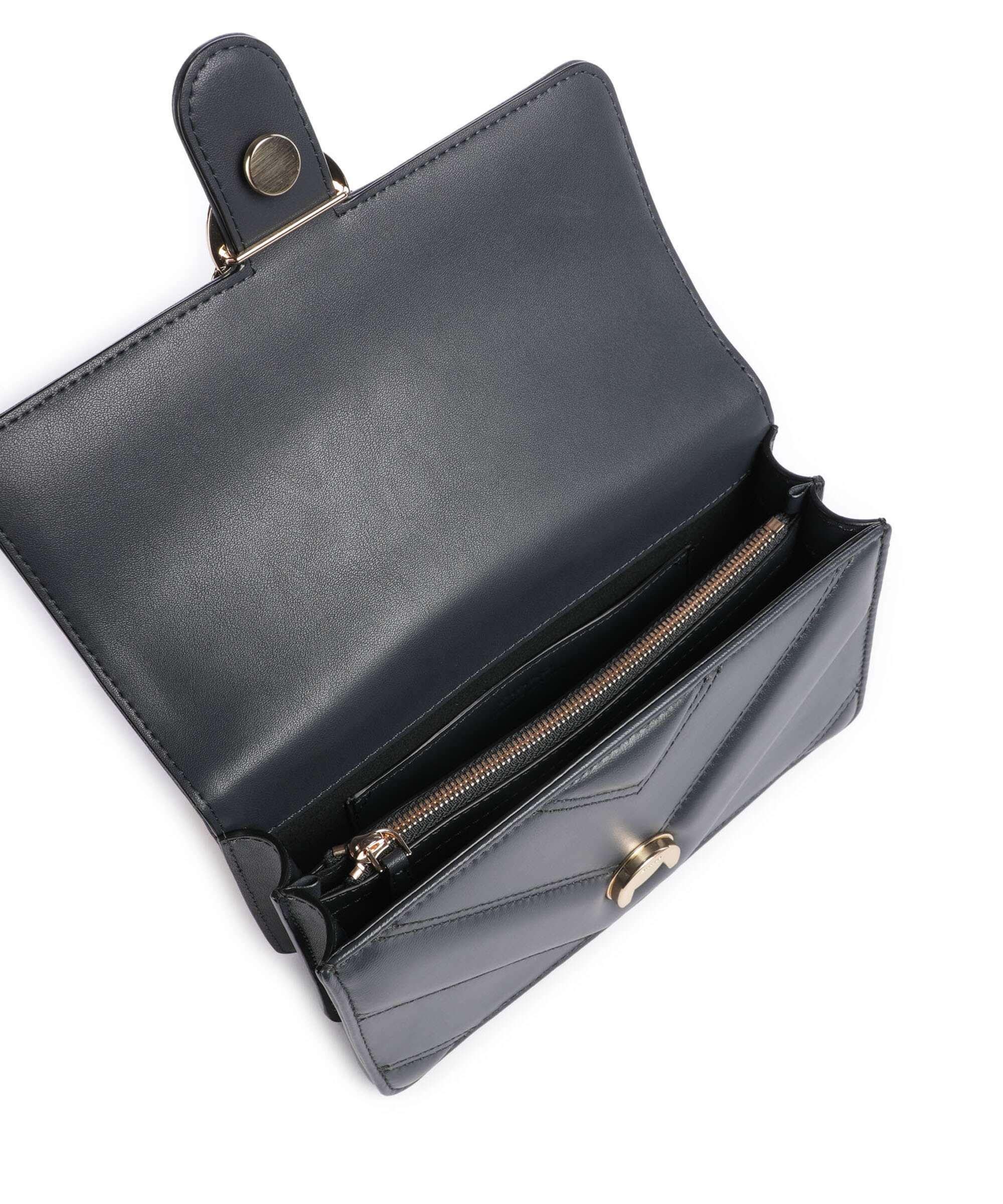 Pinko Love One Mini Shoulder bag grigio asfalto/oro mordore