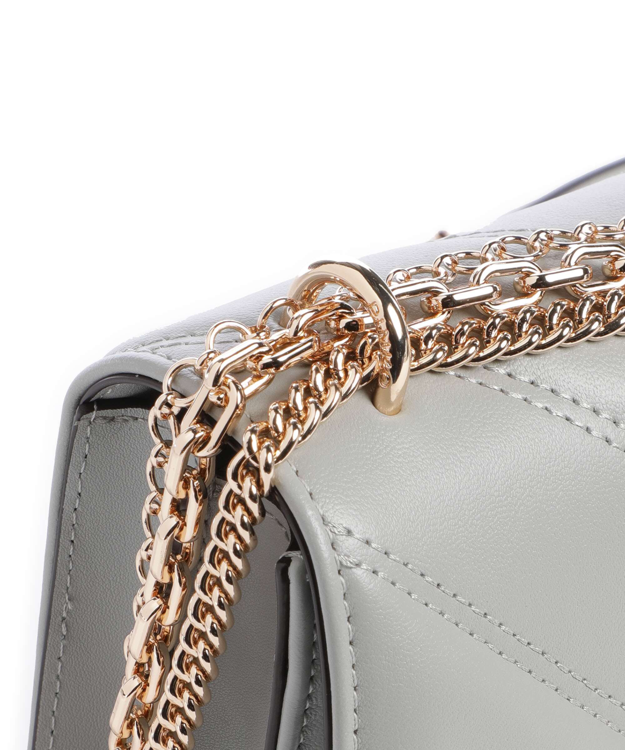 Pinko Love One Mini Shoulder bag grigio perla/gold mordore
