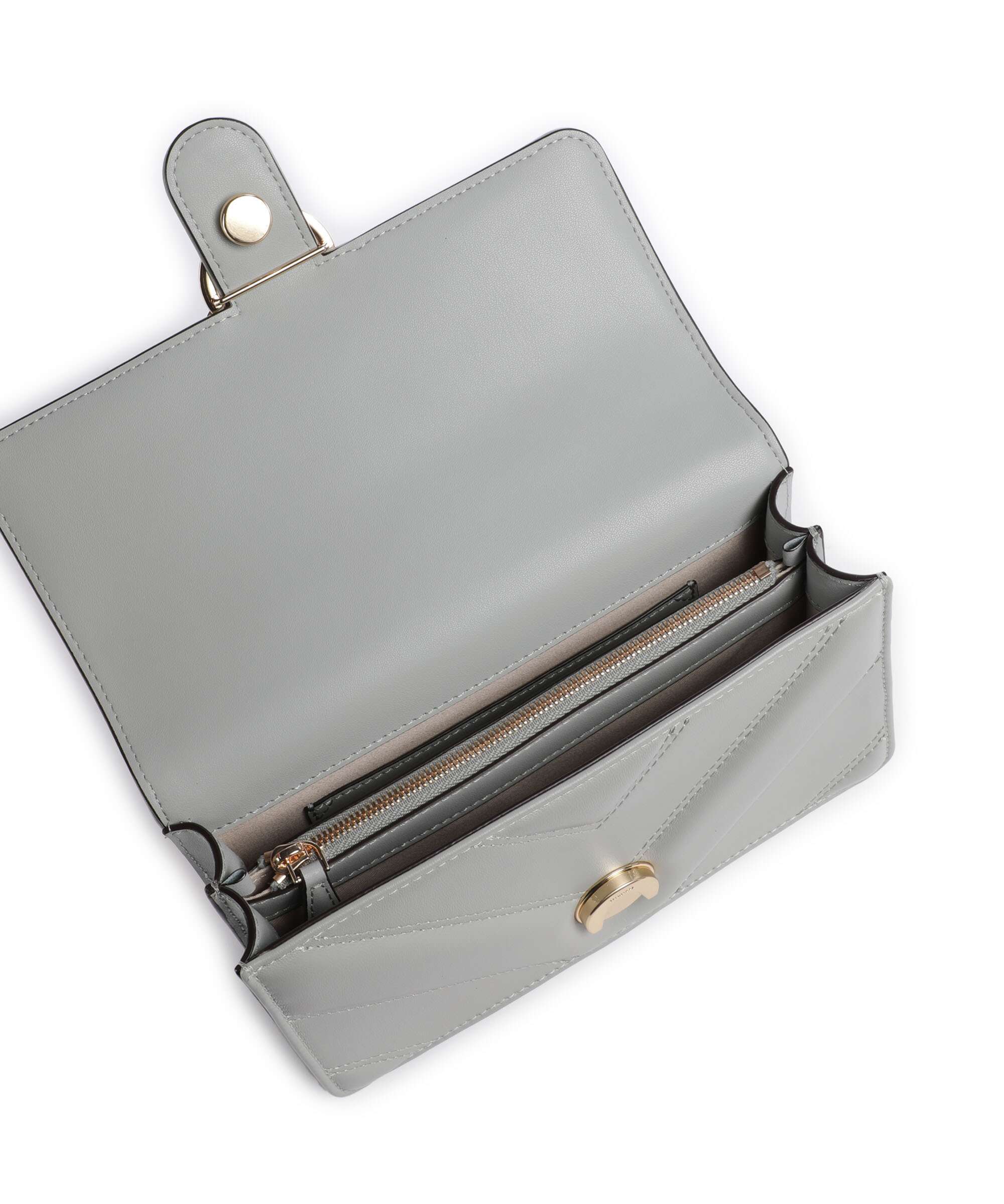 Pinko Love One Mini Shoulder bag grigio perla/gold mordore