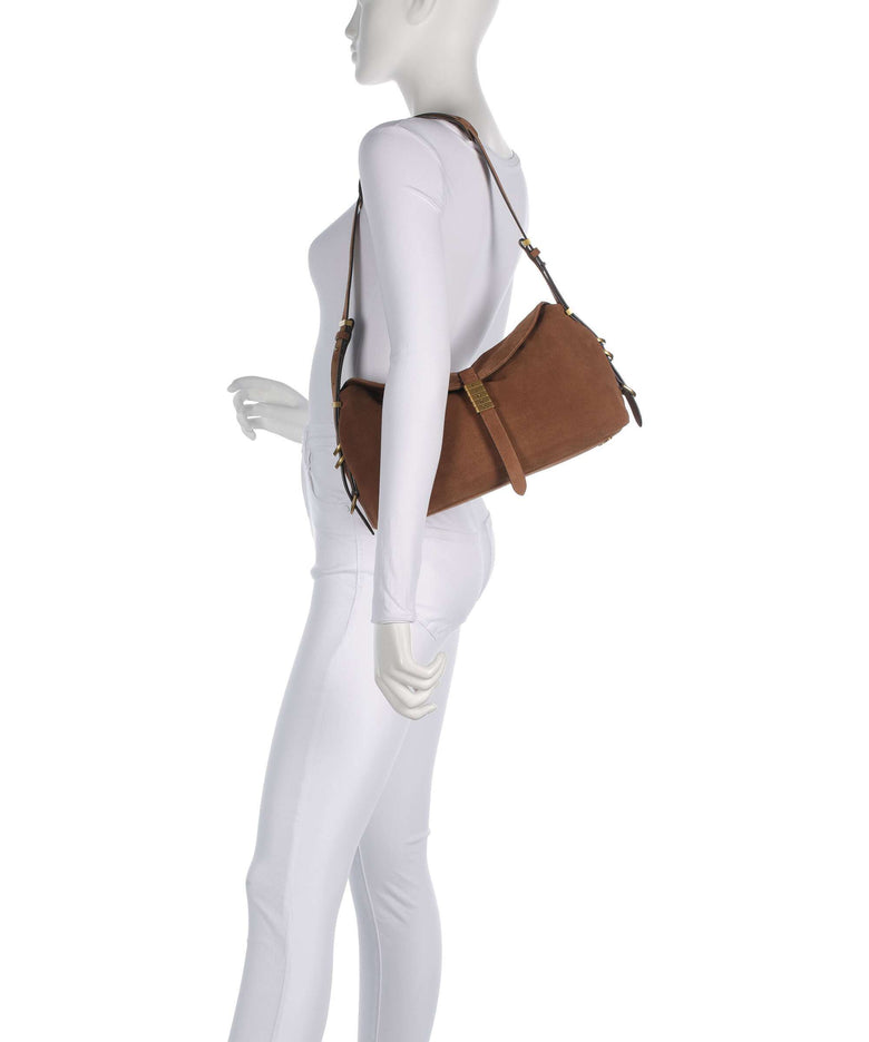 Pinko Saddle Classic Hobo bag marrone/leone/antique gold