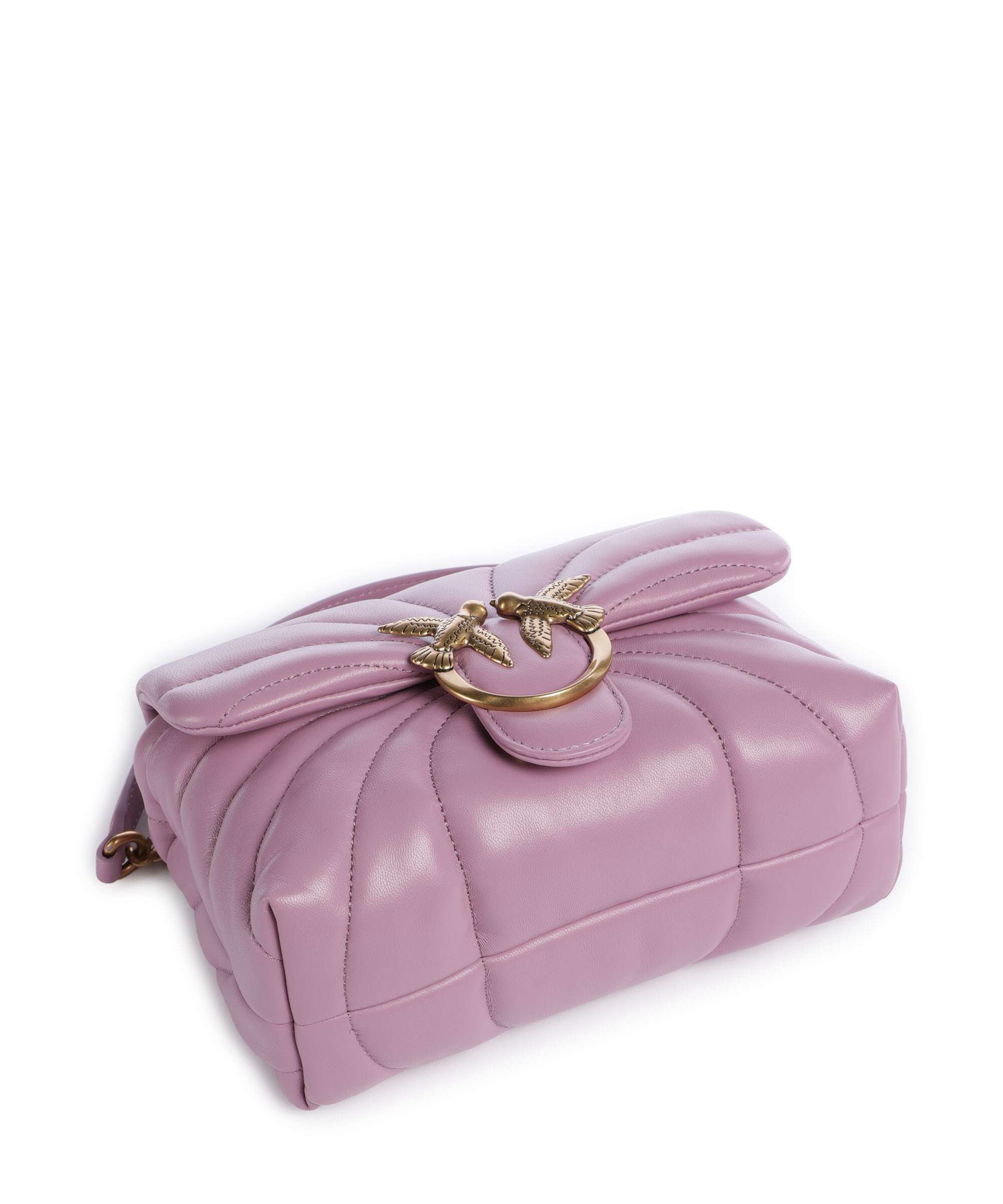 Pinko Love Puff Mini Shoulder bag lilla/antique gold