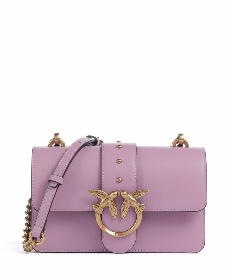 Pinko Love One Mini Crossbody bag lilla/antique gold