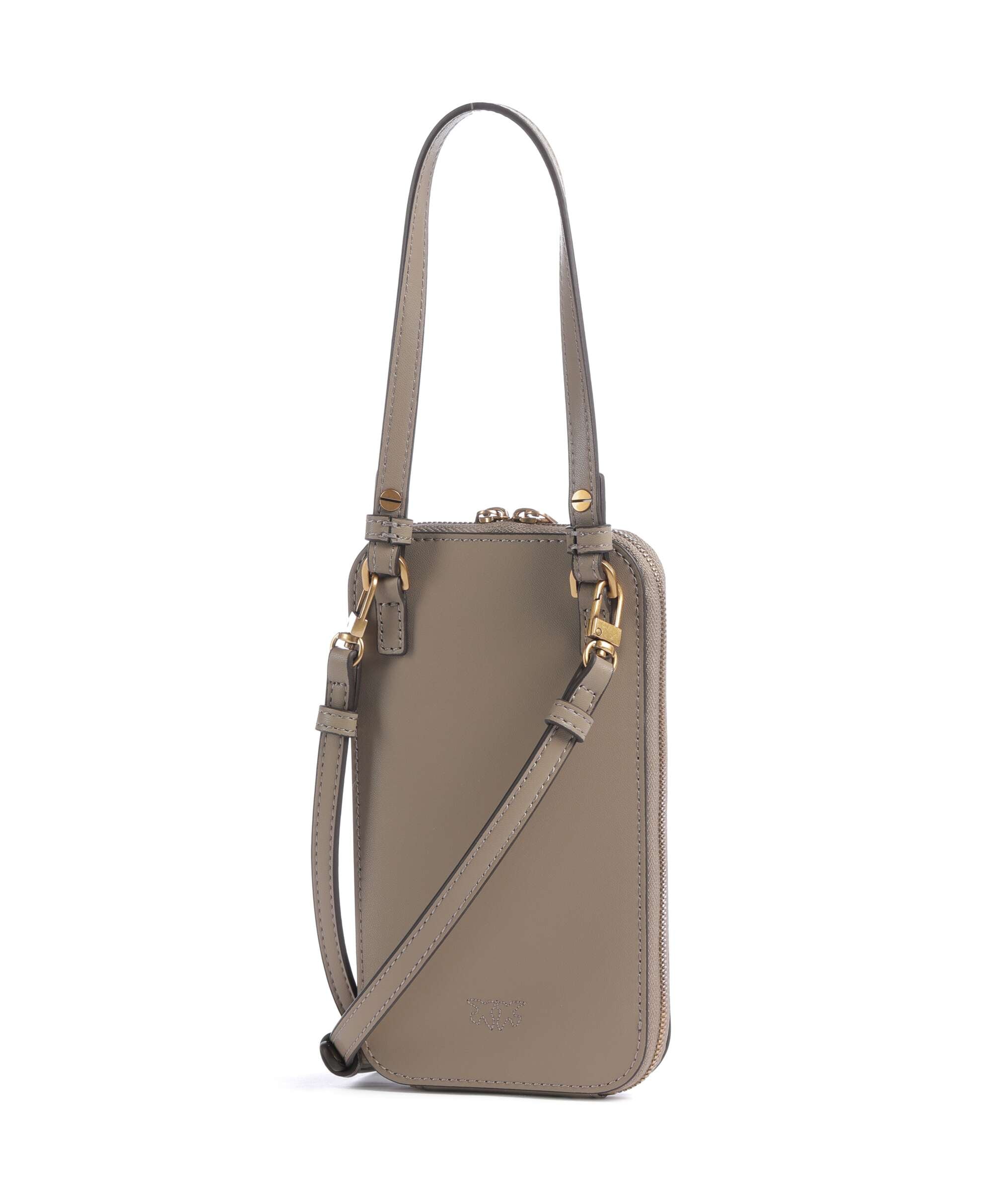 Pinko Phone bag grigio talpa/antique gold
