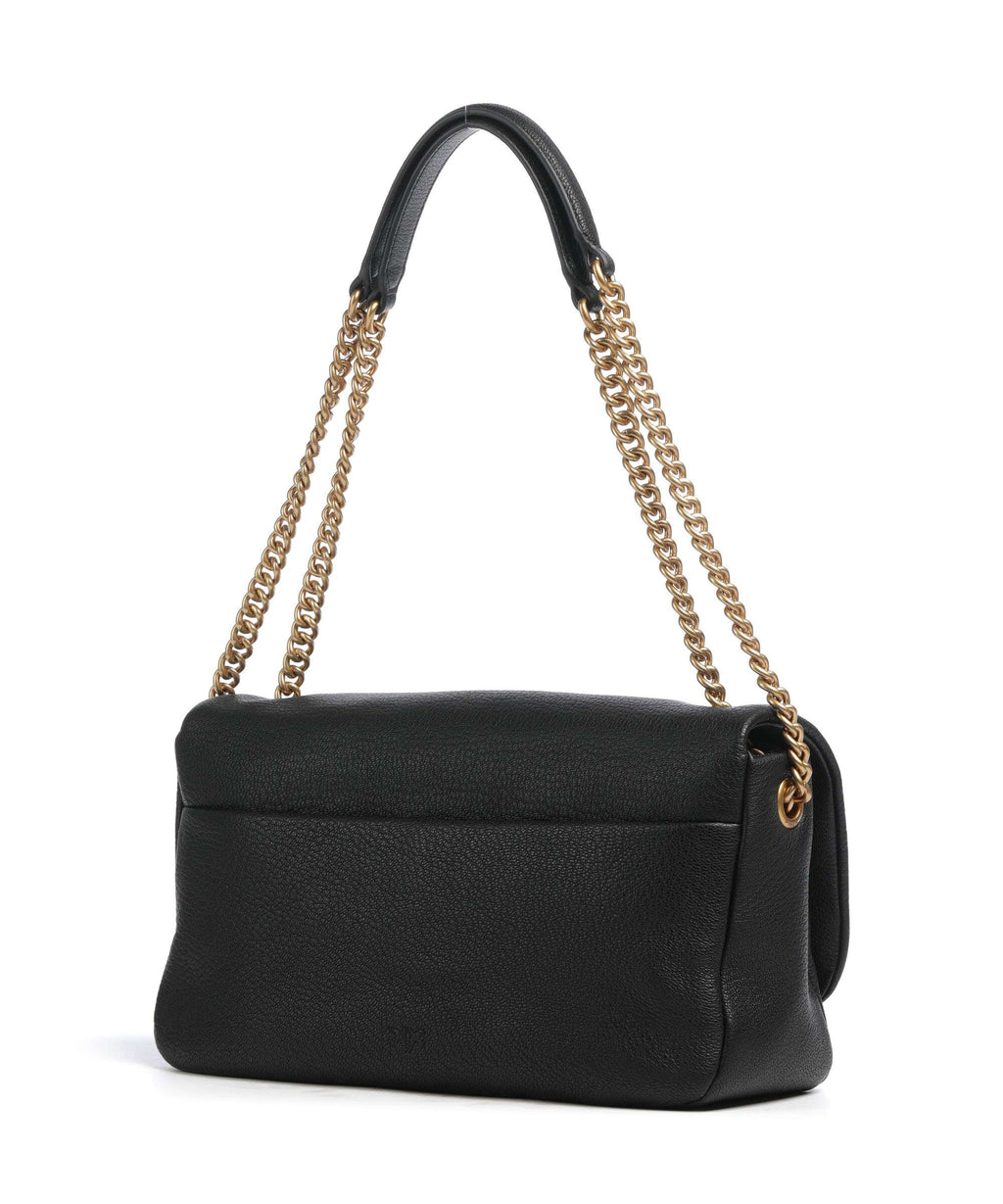Pinko Click Soft Horizontal Chain Shoulder bag nero/antique gold