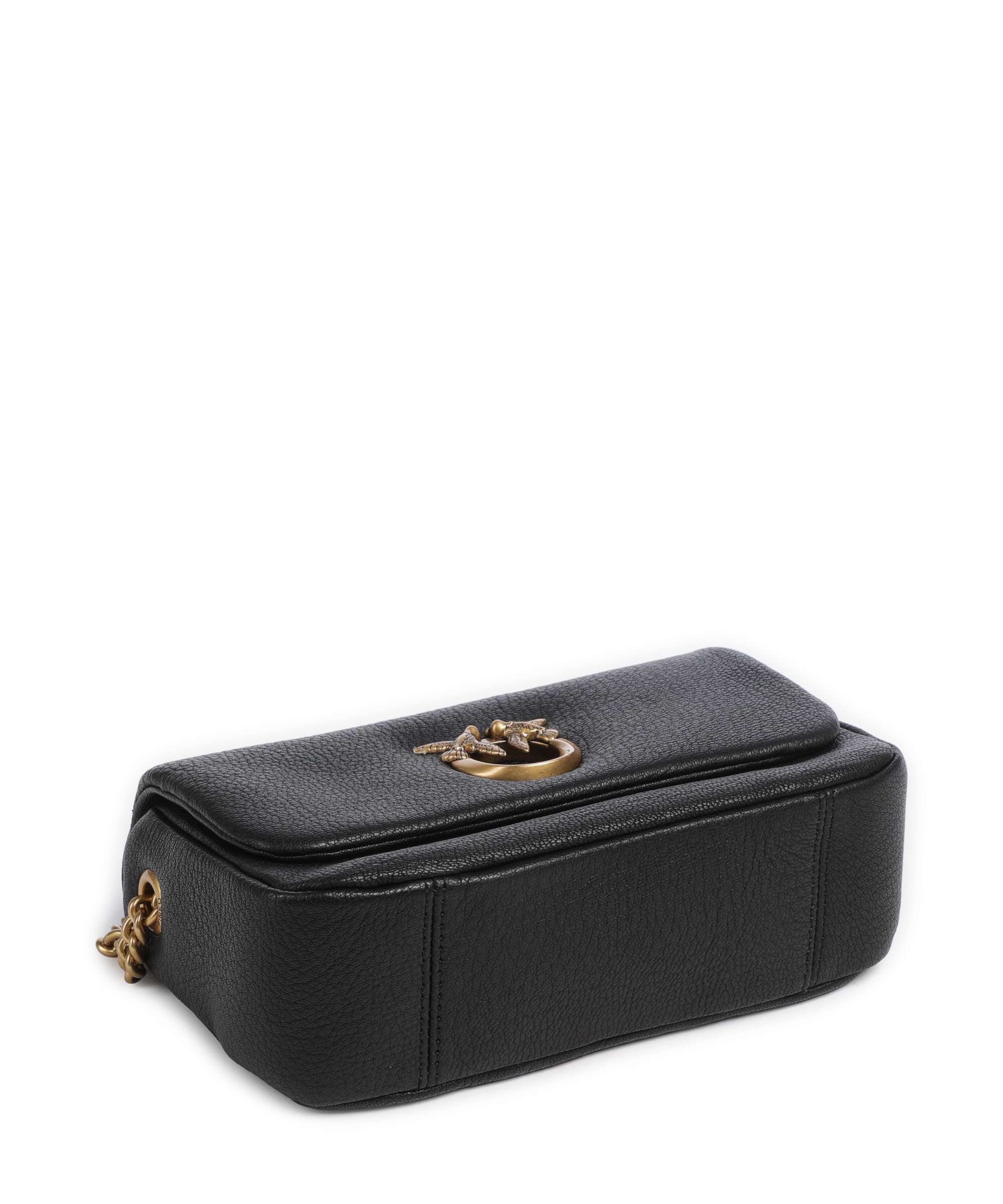 Pinko Click Soft Horizontal Chain Shoulder bag nero/antique gold
