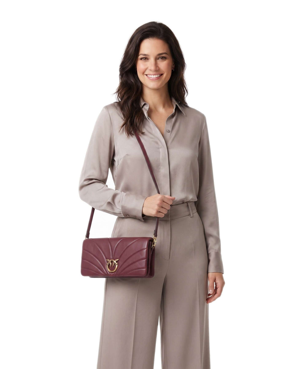 Pinko Click Horizontal Classic Crossbody bag ribes intenso/antique gold