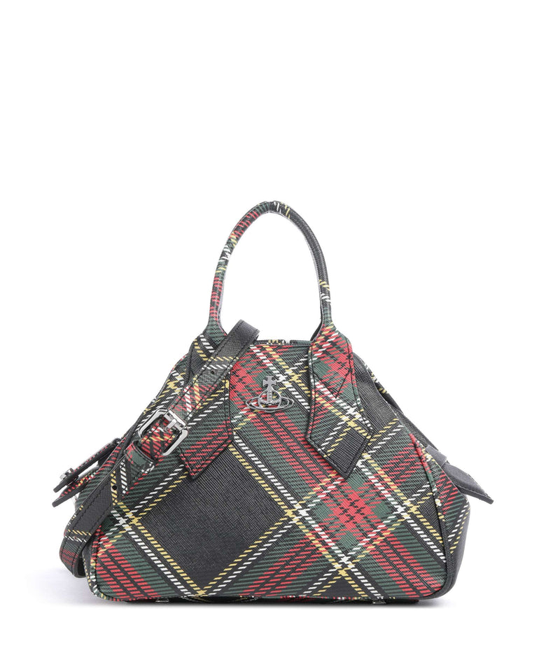 Vivienne Westwood Yasmine Saffiano Printed Small Handbag chelsea tartan