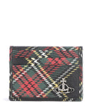 Vivienne Westwood Saffiano Printed Étui à cartes crédit chelsea tartan