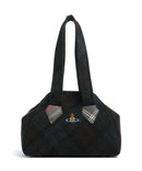 Vivienne Westwood Archive Harris Tweed Check Medium Sac porté épaule dark check