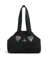 Vivienne Westwood Archive Harris Tweed Check Medium Shoulder bag dark check