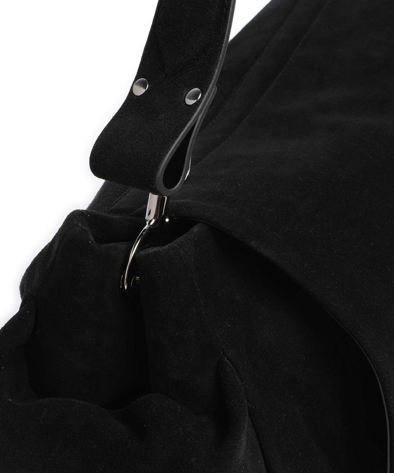 Vivienne Westwood Hazel Suede XL Hobo bag black