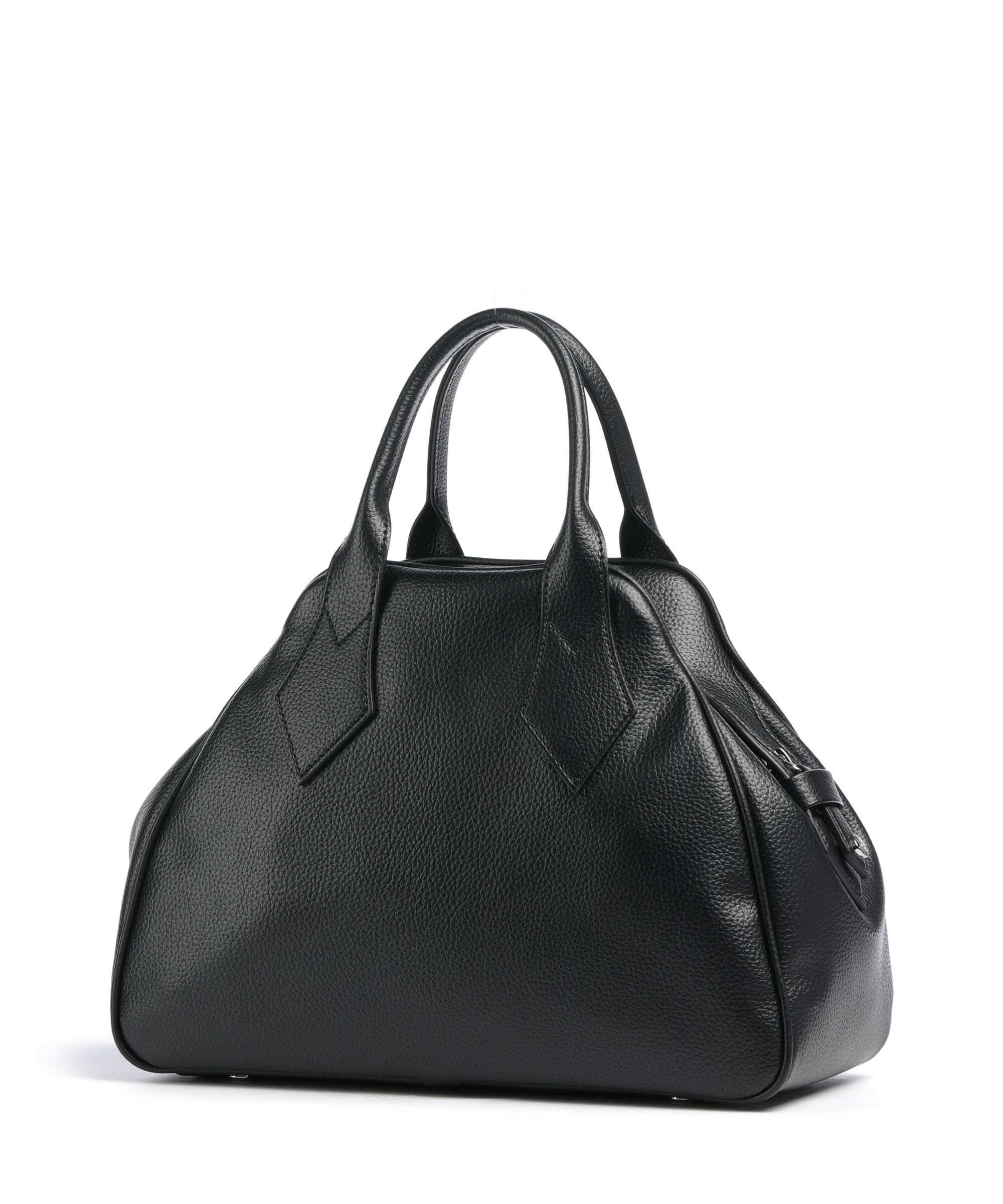 Vivienne Westwood Yasmine Grain Medium Handbag black