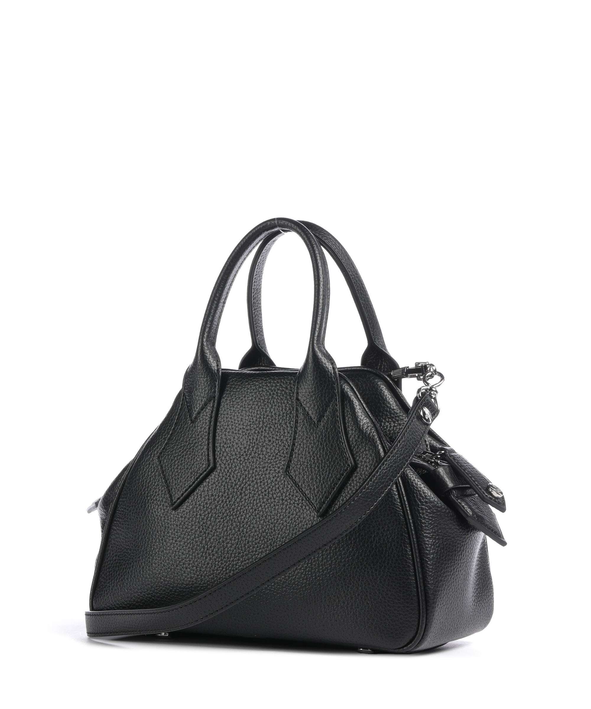 Vivienne Westwood Yasmine Grain Small Handbag black