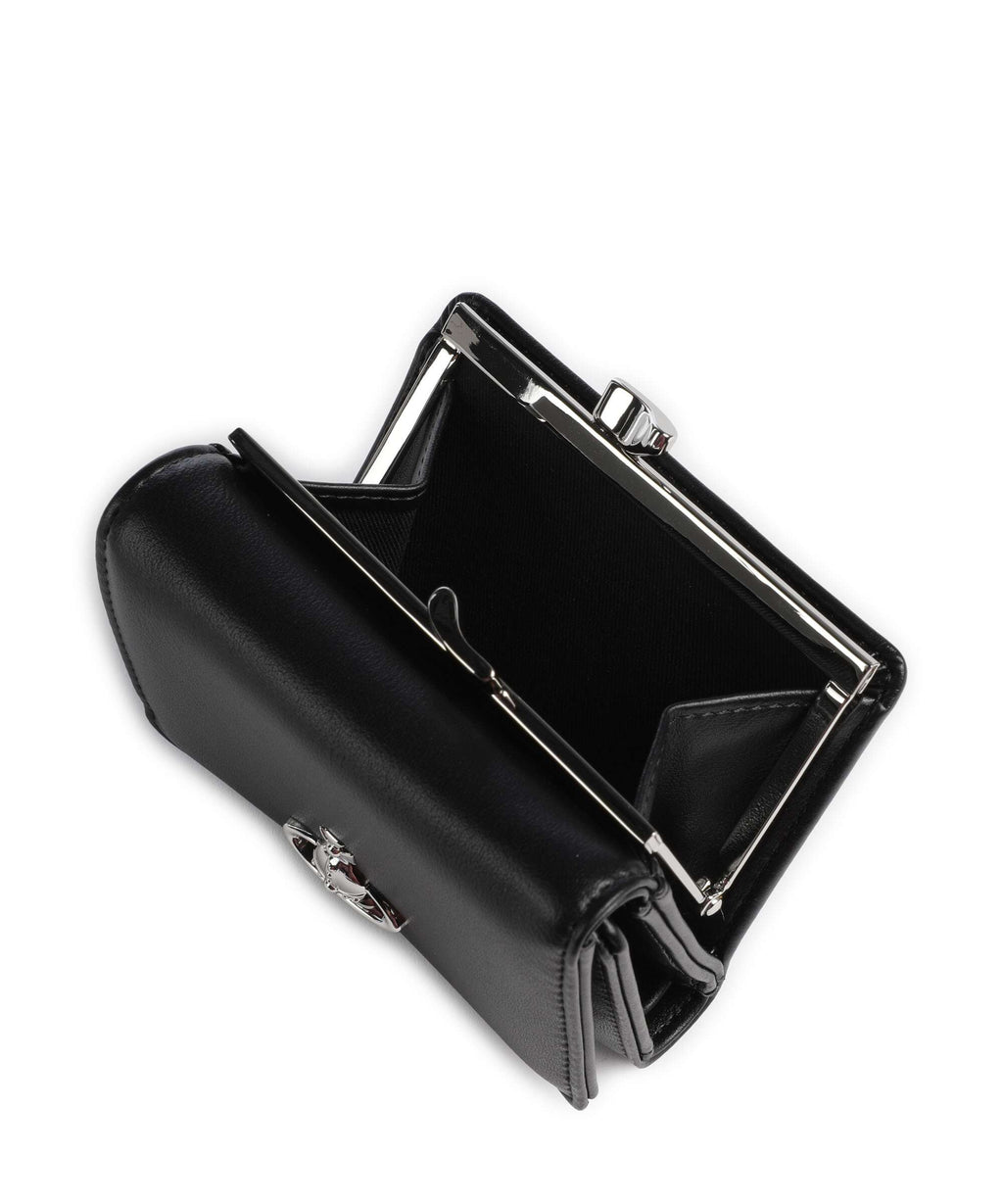 Vivienne Westwood Frame Smooth Small Wallet black