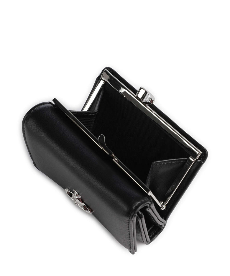 Vivienne Westwood Frame Smooth Small Wallet black
