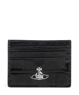 Vivienne Westwood Embossed Croc Credit card holder black
