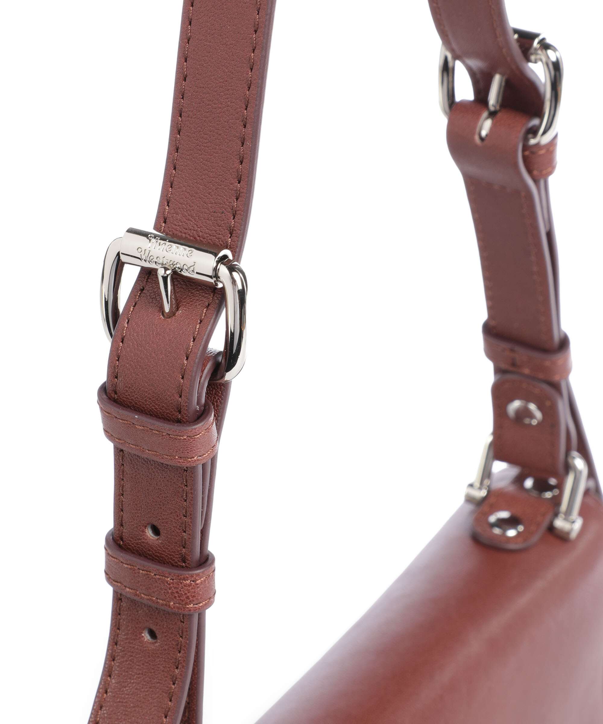 Vivienne Westwood Bianca Supple Small Shoulder bag chestnut