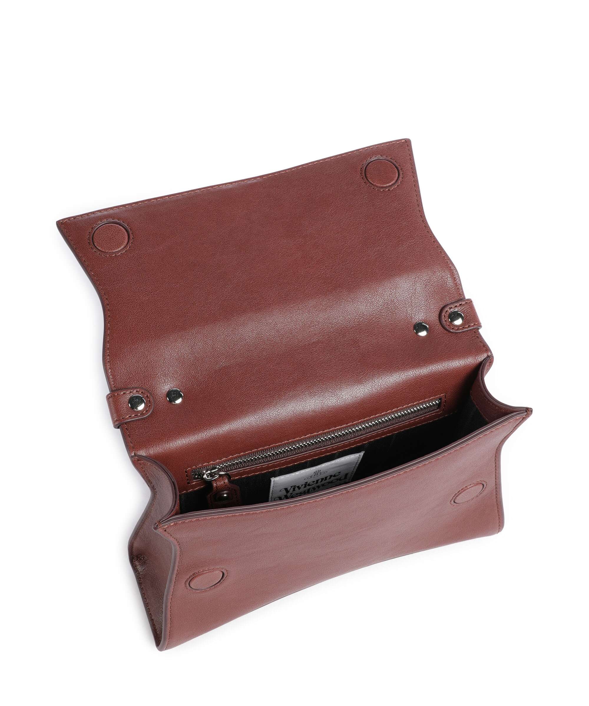 Vivienne Westwood Bianca Supple Small Shoulder bag chestnut