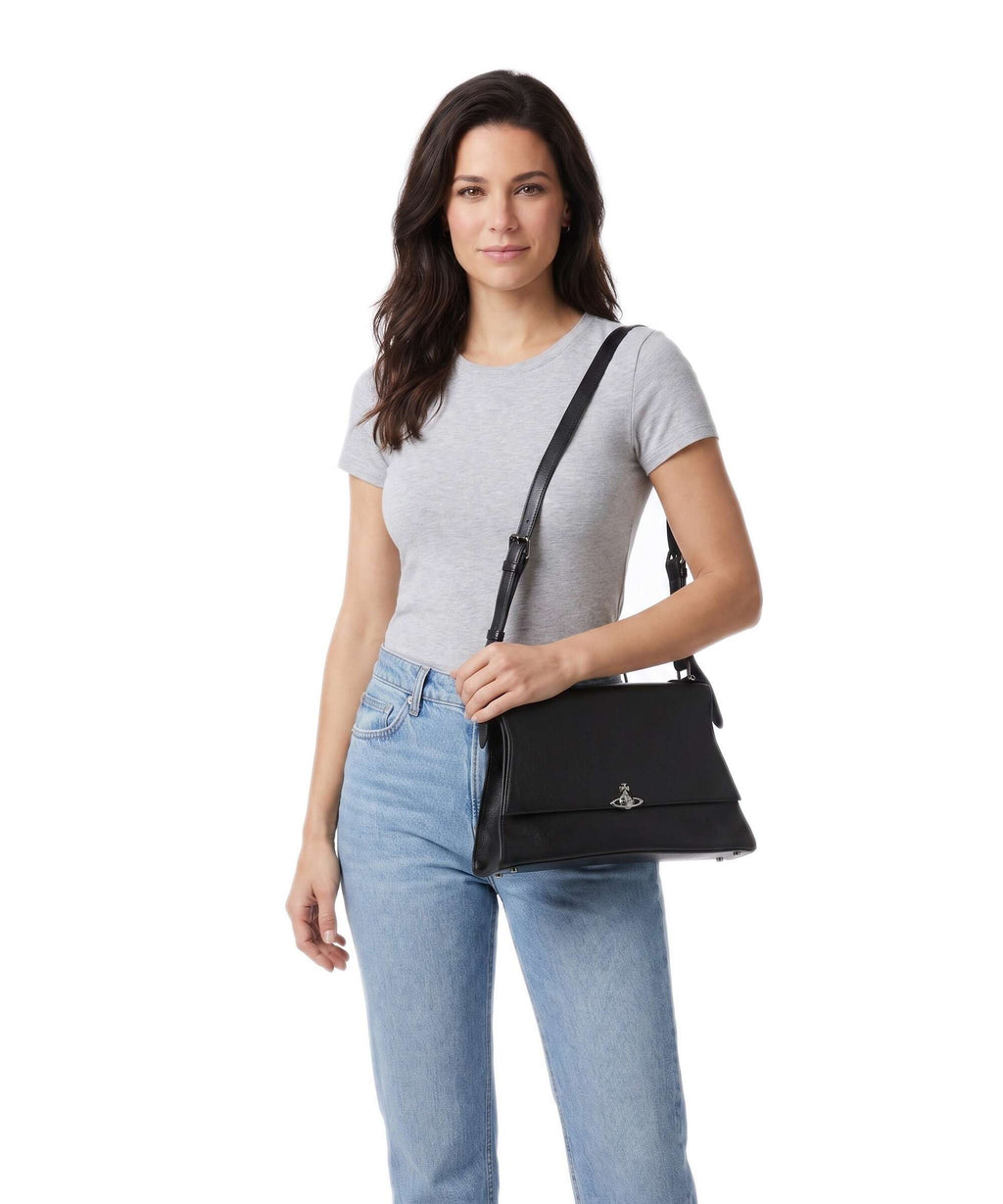 Vivienne Westwood Bianca Supple Medium Shoulder bag black