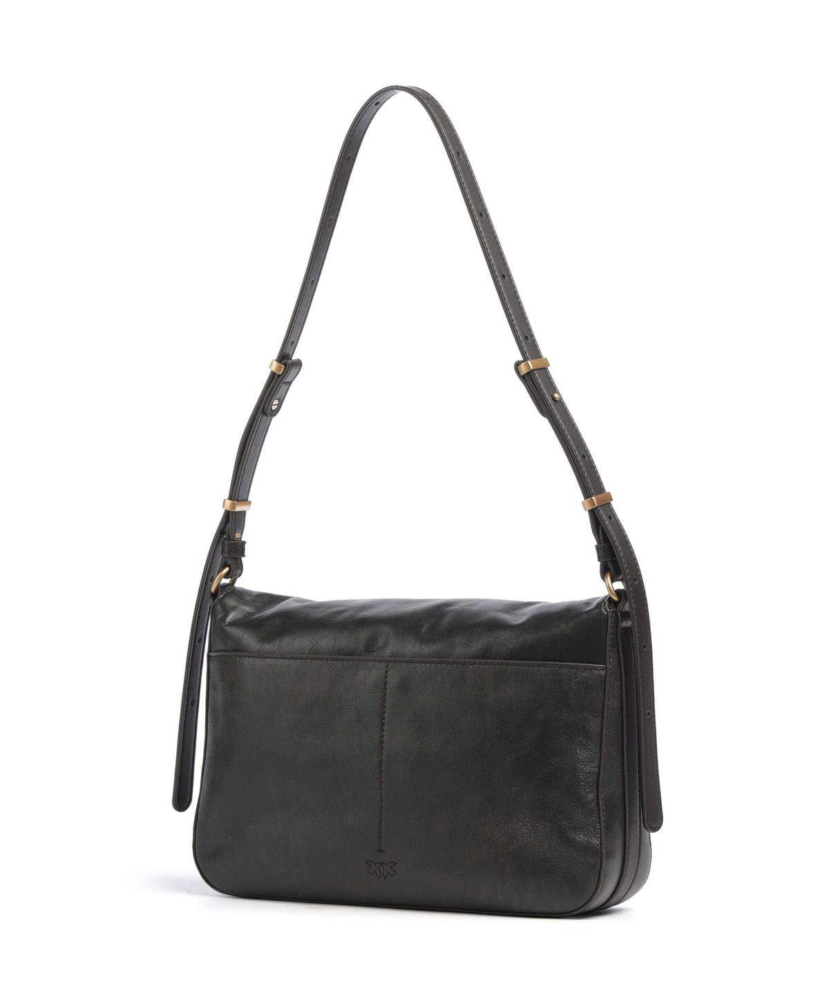 Pinko Love Classic Shoulder bag dark brown/gold