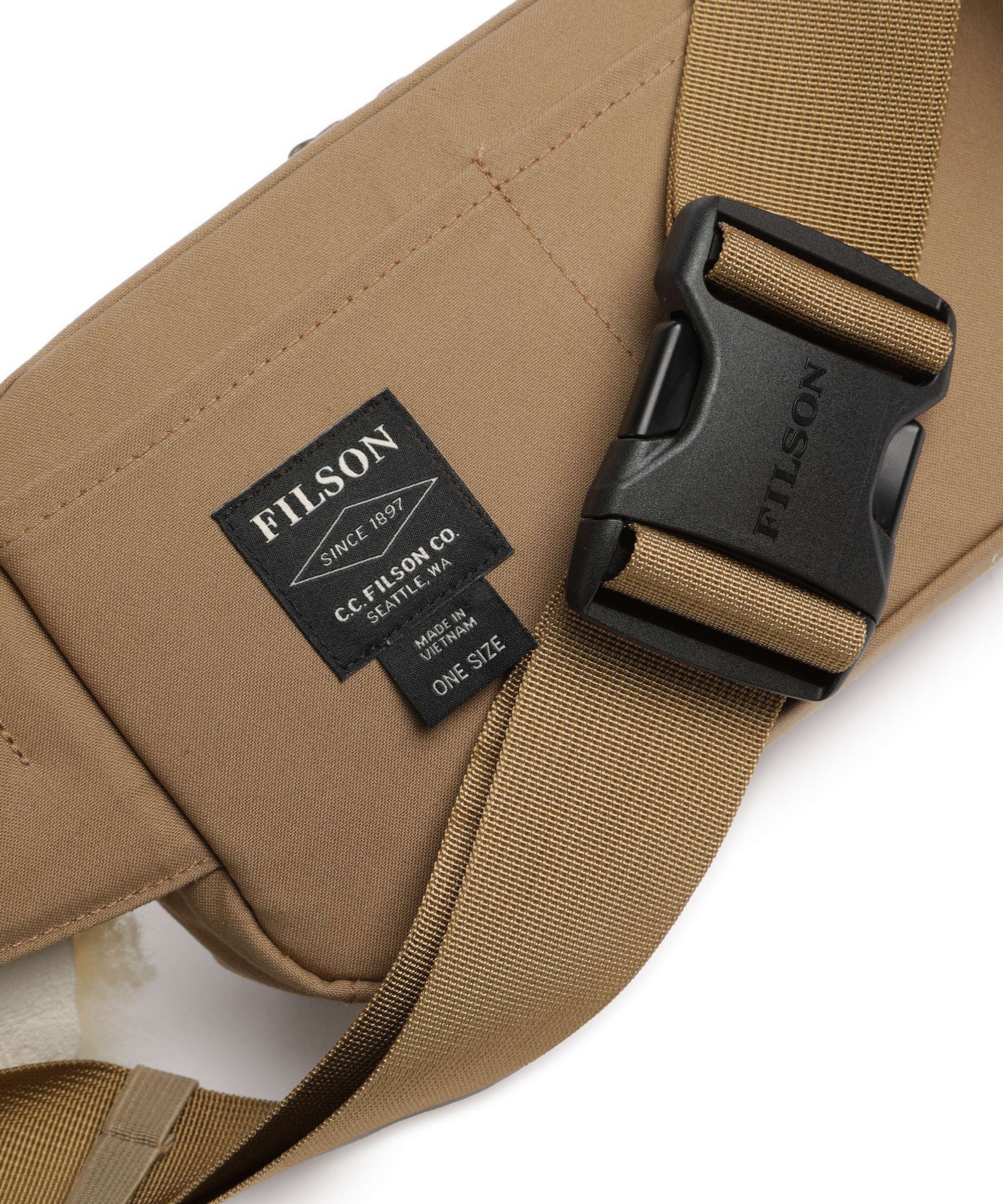 Filson Rugged Twill Belt bag dark tan