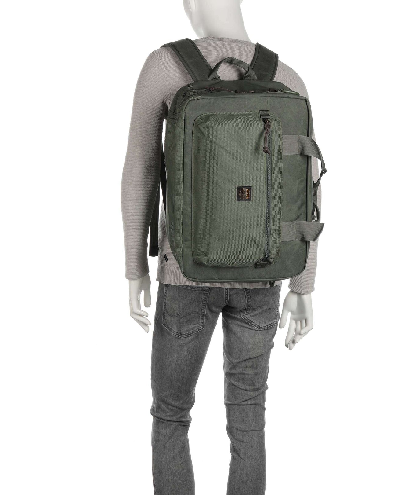 Filson Cordura Nylon Surveyor Pullmann Pack Backpack bag service green