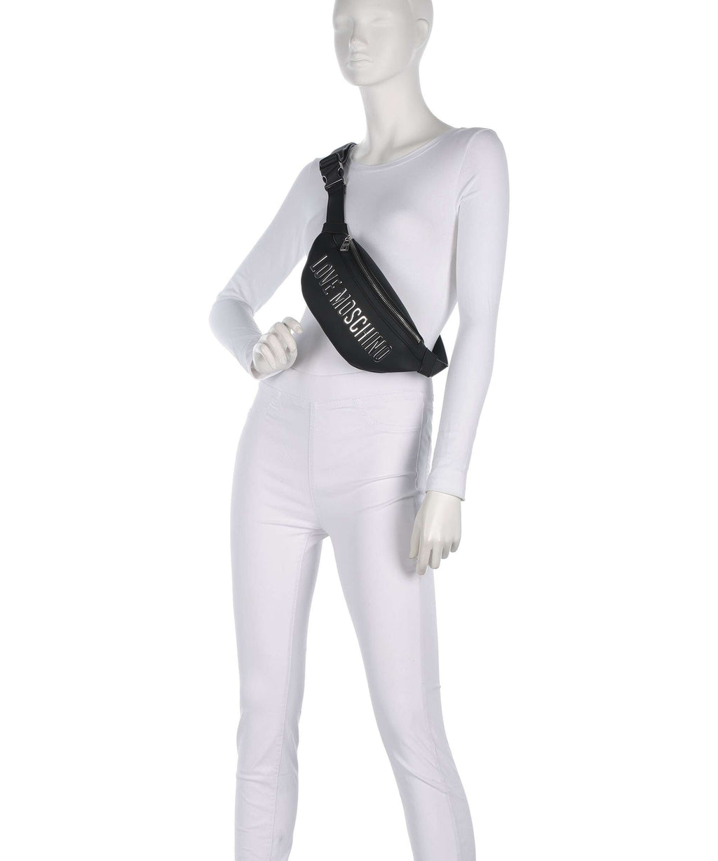 Love Moschino Bold Love Fanny pack black