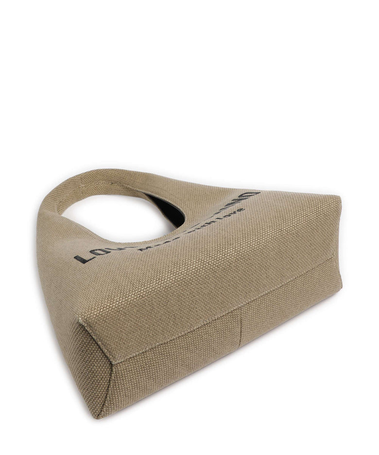 Love Moschino Cargo Canvas Hobo bag black/gold