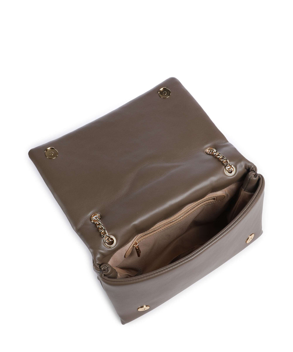 Love Moschino Embossed Q Shoulder bag mud