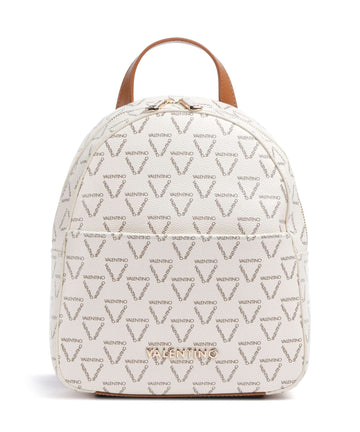 Valentino Bags Lady Re Sac à dos bianco/cuoio