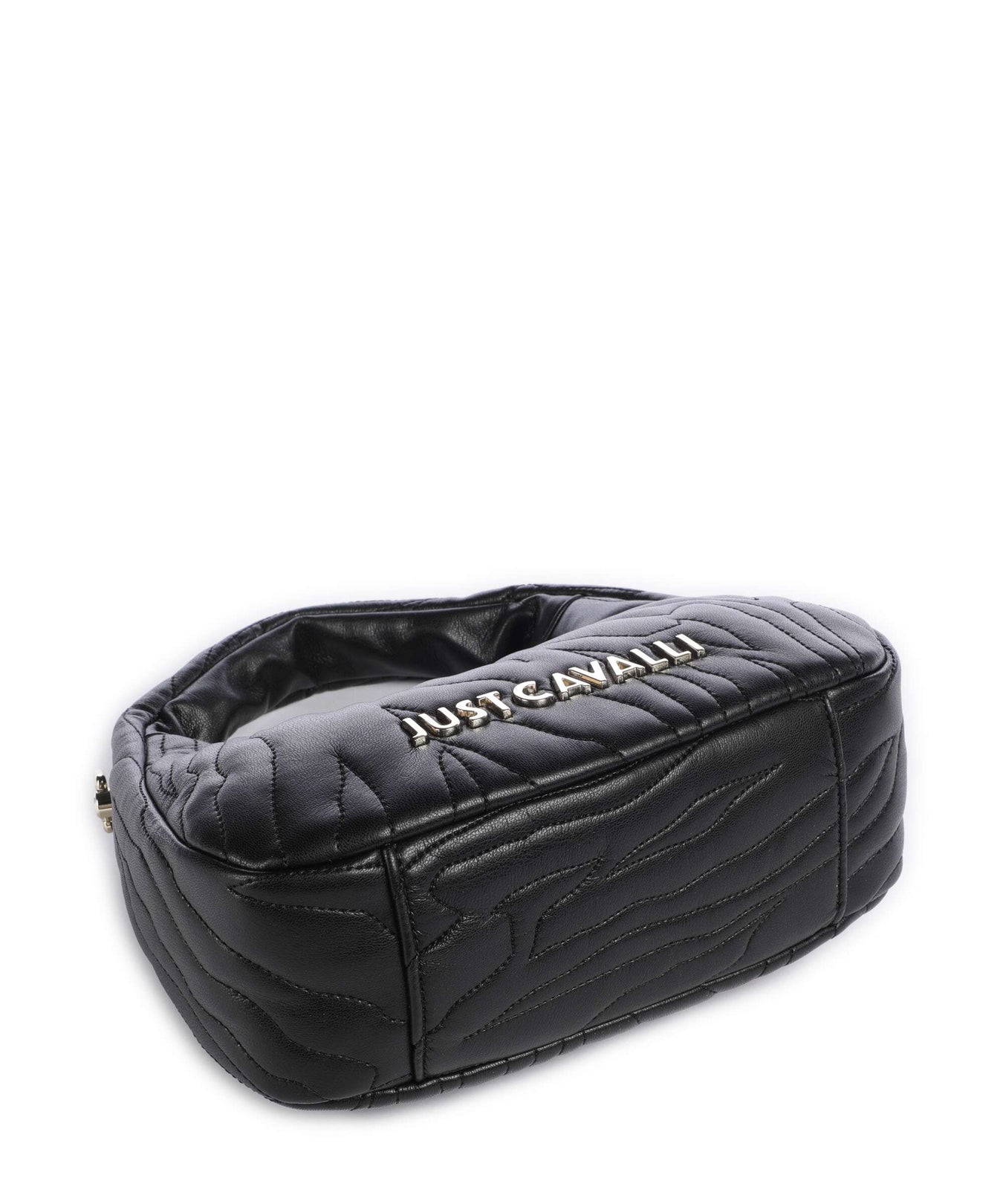 Just Cavalli Quilted Zebra Handbag black