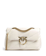 Pinko Love Puff Classic Sac porté épaule bianco seta/antique gold