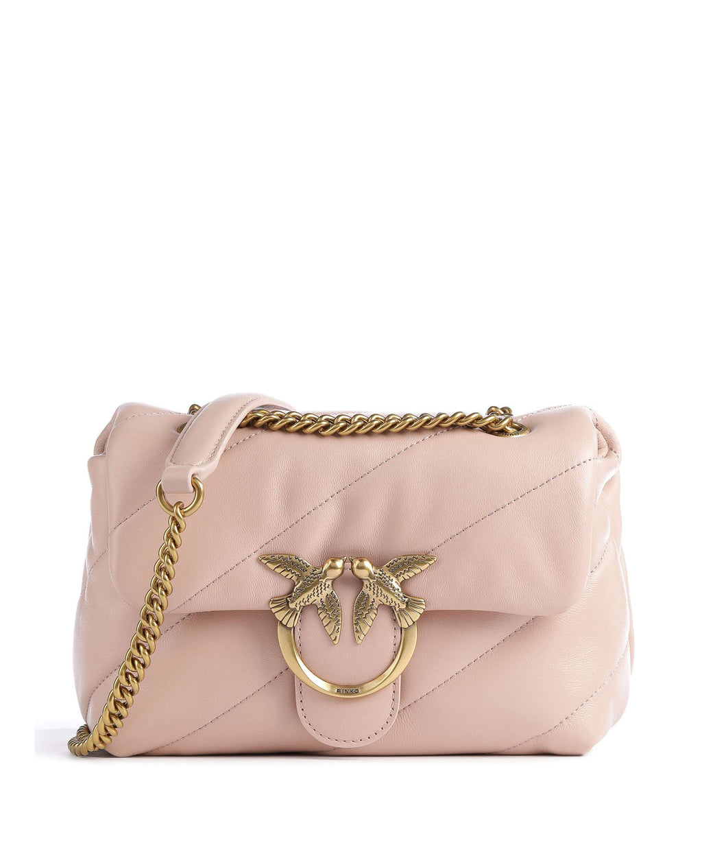 Pinko Love Puff Mini Shoulder bag cipria/antique gold