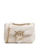 Pinko Love Puff Baby Sac porté épaule bianco seta/antique gold