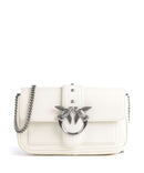 Pinko Love One Pocket Portefeuille bianco seta/old silver