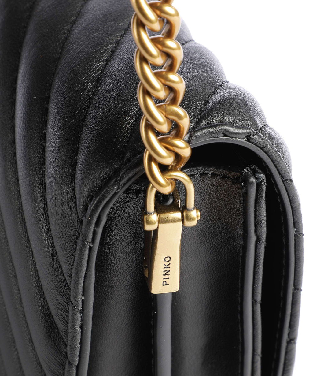 Pinko Love Click Mini Crossbody bag nero/antique gold