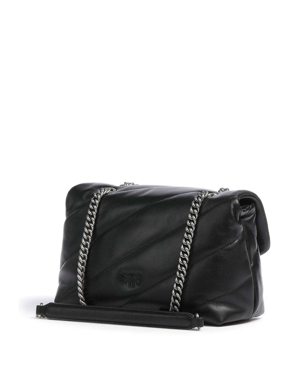 Pinko Love Puff Classic Shoulder bag nero/old silver