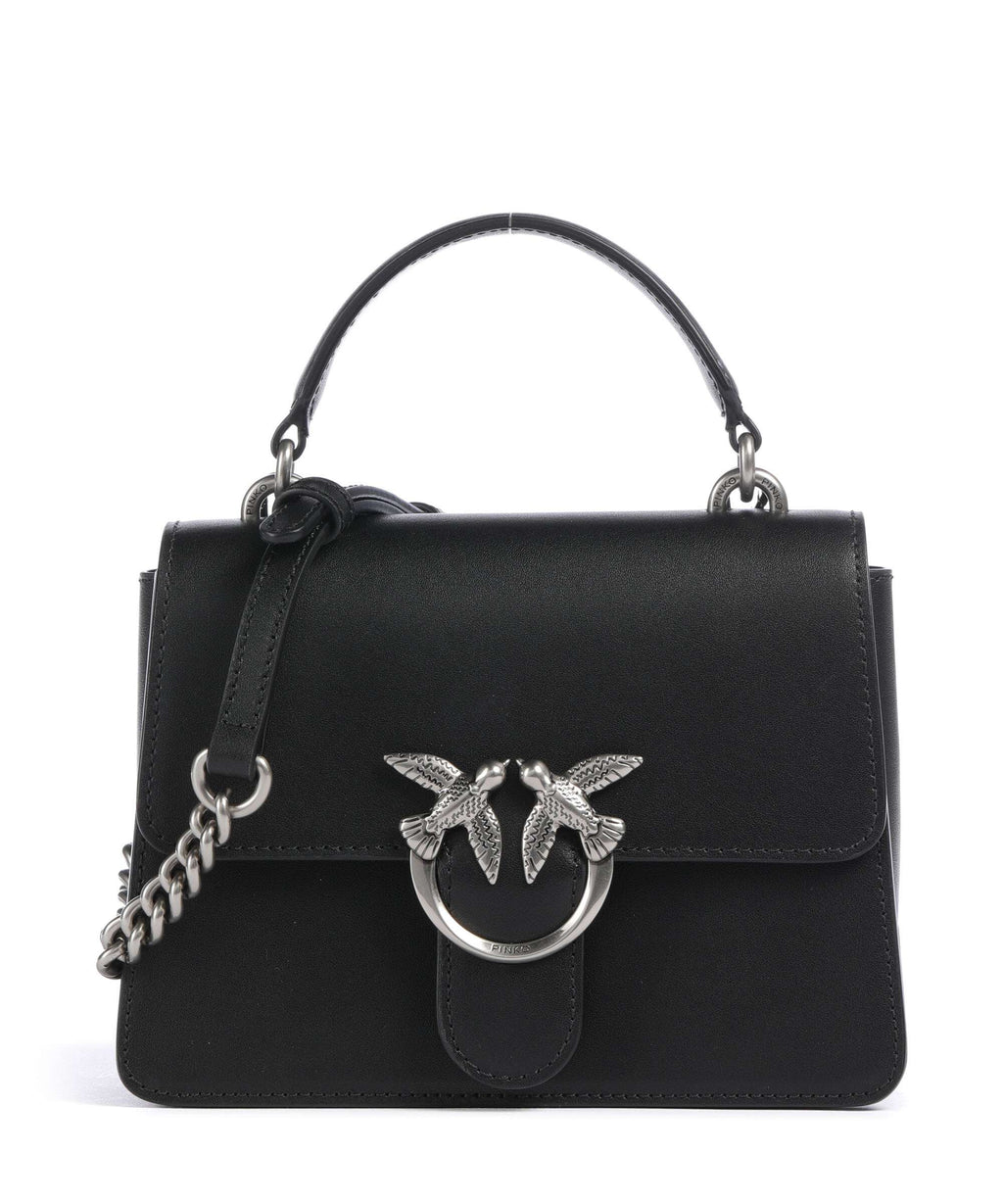 Pinko Love One Mini Handbag nero/old silver