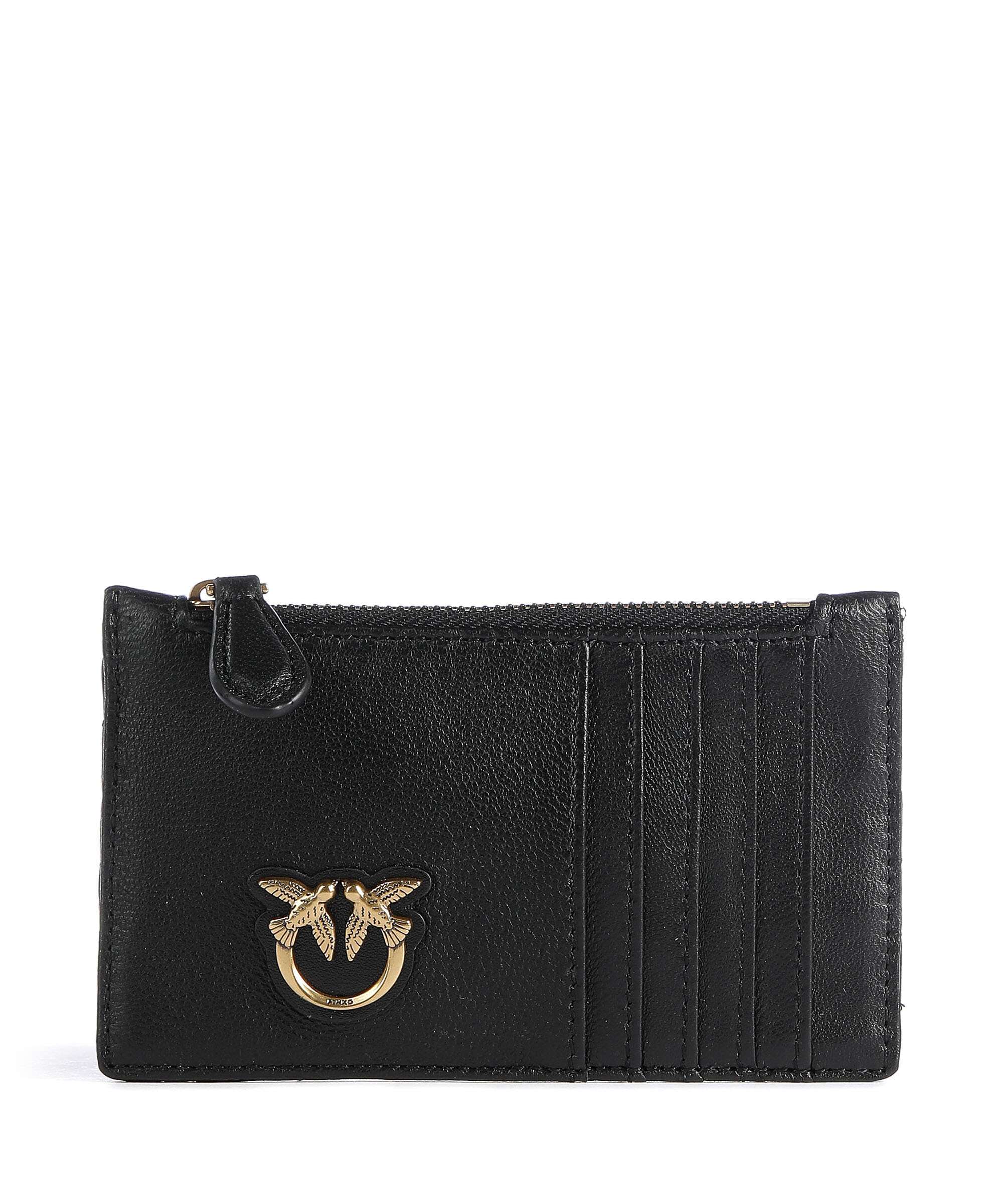 Pinko Airone Credit card holder nero/antique gold