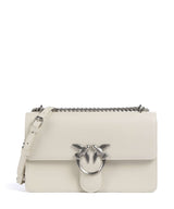 Pinko Love One Classic Sac porté épaule bianco seta/old silver
