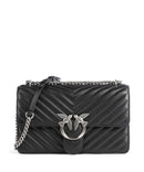Pinko Love One Classic Sac porté épaule nero/old silver