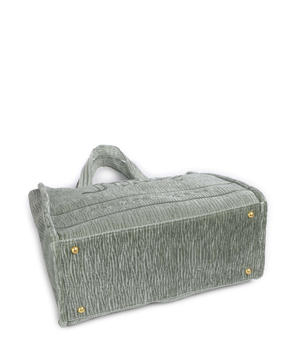 Juicy Couture Iris Crinkled Velvet L Tote bag chinois green