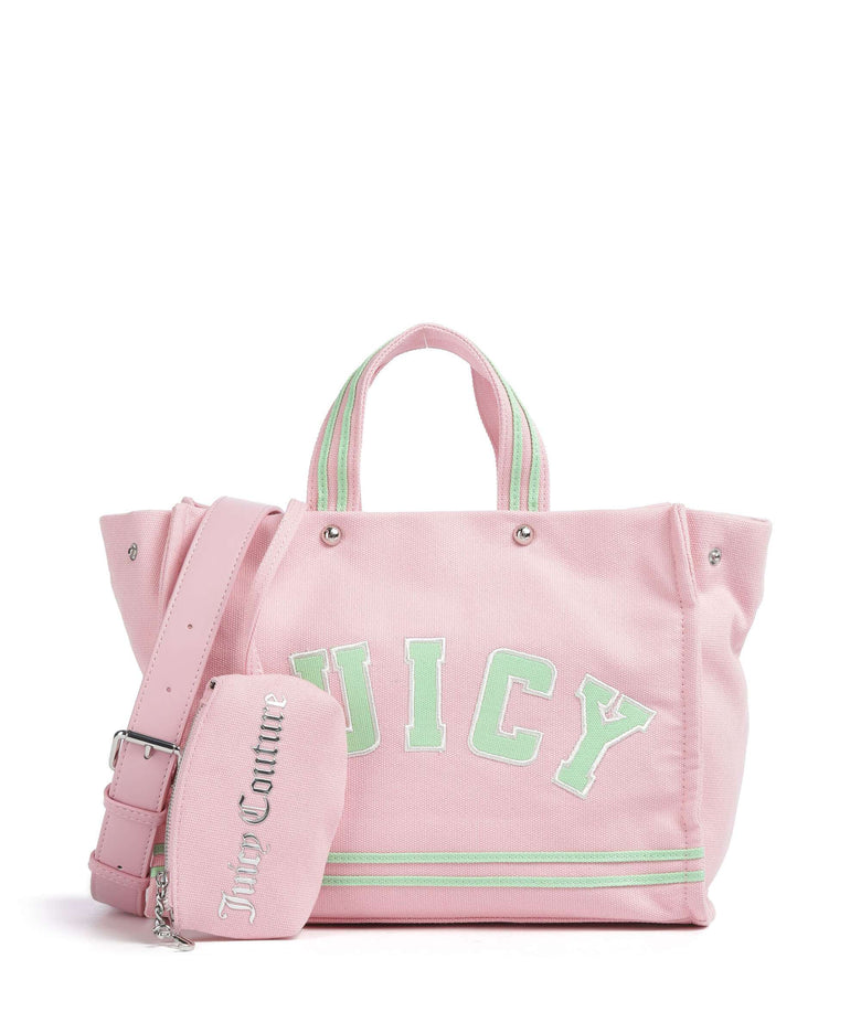 Juicy Couture Iris Patch Canvas M Handbag juicy pink/summer green