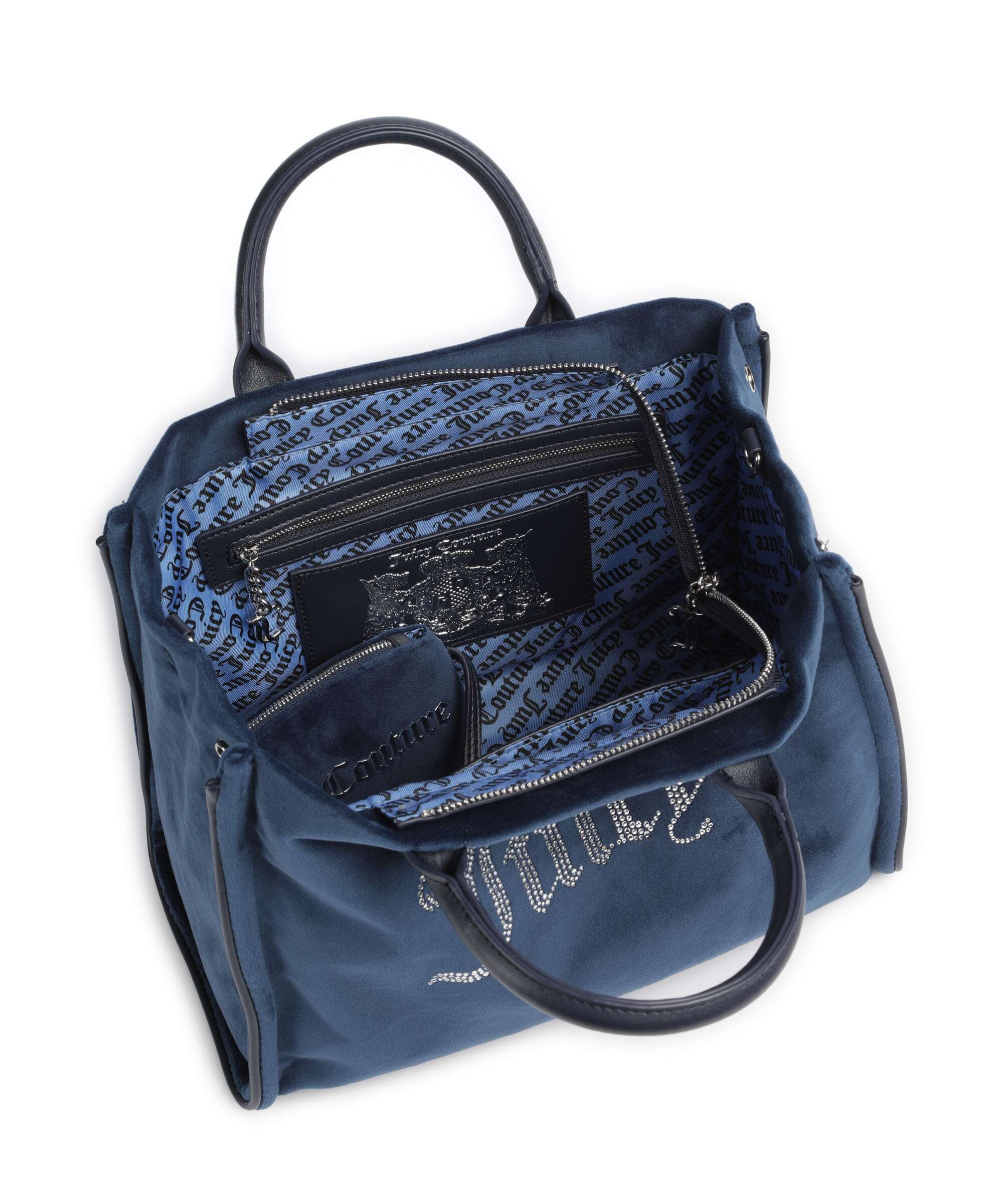 Juicy Couture Iris Velvet M Handbag night sky